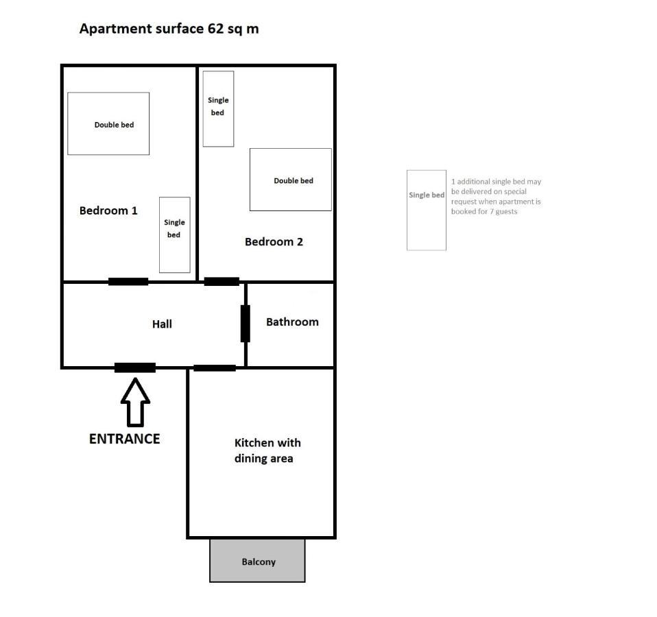 Green Yard Apartment Krowoderska Street Краків Екстер'єр фото